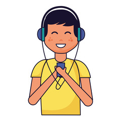 people listening music