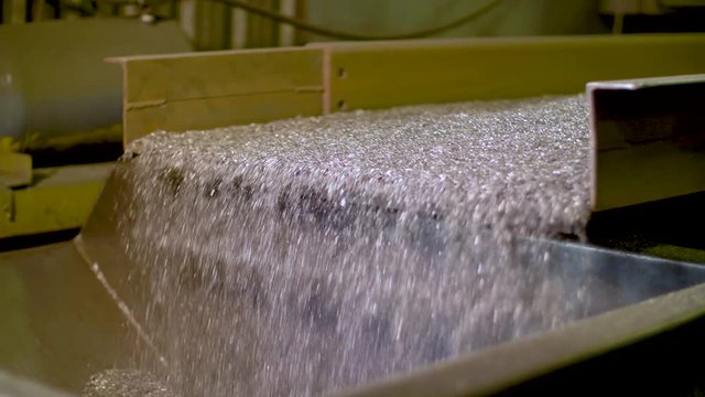 Industrial Metal Recycling Processing Machine Separating Metal Shavings