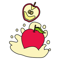 tropical fruits design