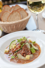 Ceviche de atún