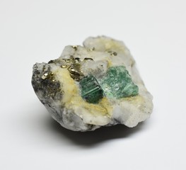 Emerald from Colombia gemstone in Matrix