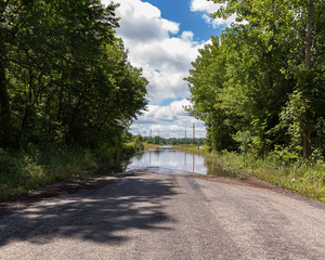 Heavy rains and storms in the Midwest have caused road closures due to flooding