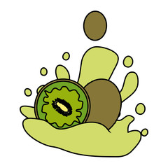 tropical fruits design