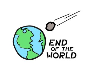 Meteorite falling in the earth © RATOCA