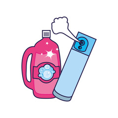 Isolated cleaning bucket with foam design