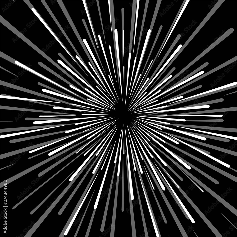 Canvas Prints design of stars speed background