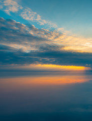 •	sea of clouds in the morning sun, at the top of Emei Mountain in Sichuan Province, China