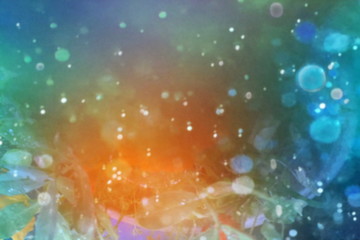 colorful multi color blurred bokeh background