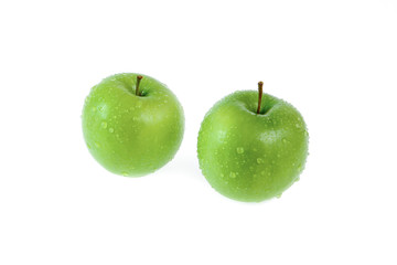 green apple isolated