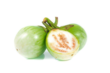 eggplant isolated on white background