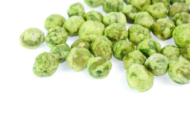 dry peas isolated on a white background