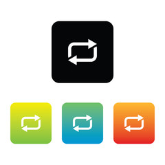 Colorful Set of Loop Icons