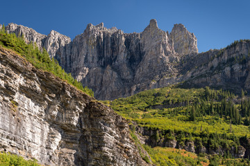 Scenic View of Glacier National Park