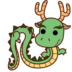 動物のイラスト-龍