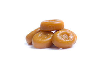 Colorful candy Isolated on white background