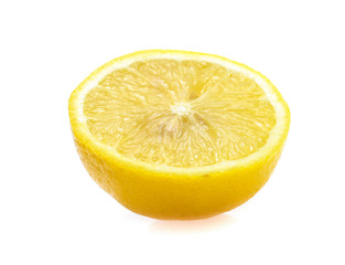 Lemon on a white background