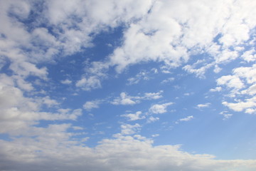 Fototapeta premium さわやかな青空と白い雲