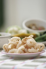 big sticky pork in the dish