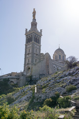 Fototapeta na wymiar Notre Dame De la Garden in Marseille Frankreich