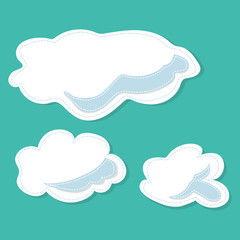 Felt Handcraft Clouds