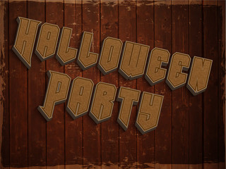 Stylish text design for Halloween Party celebration.