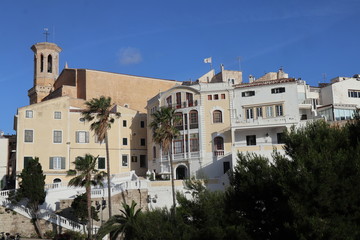 Fototapeta na wymiar Landscape of Mahon , Menorca