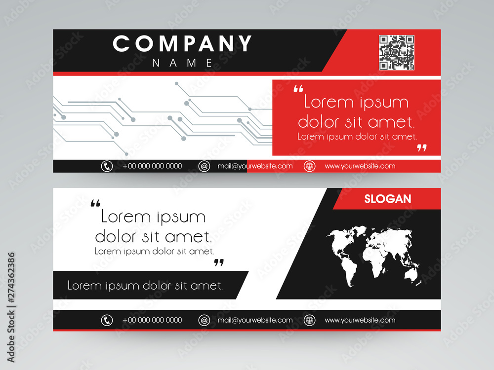 Wall mural web business header or banner set.