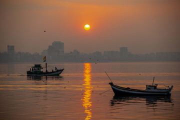 Sunrise - Morning in Mumbai India
