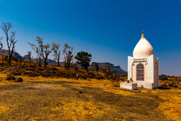 Wageshwar Mahadev Temple on a mountain - Igatpuri / Maharashtra / India