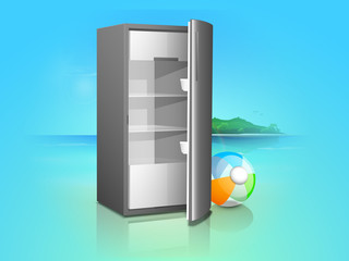 Concept of electronic refrigerator.