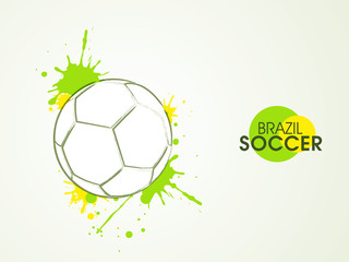 Fototapeta na wymiar Soccer tournament concept, Sports background.