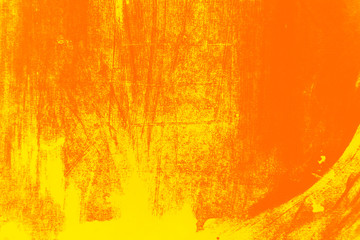 yellow orange paint background  with brush stroke