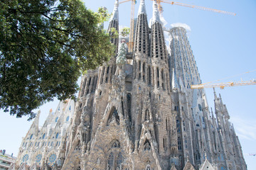 Die Sagrada Familia in Barcelona Spanien