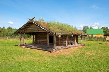 Residential houses of the Slavic village of the tenth century