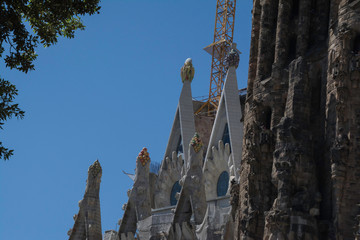 Die Sagrada Familia in Barcelona Spanien