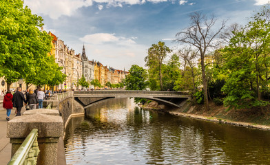 Naklejka premium scorci di Praga