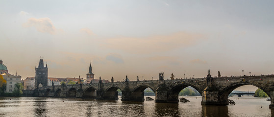 Ponte san Carlo, scorci di Praga