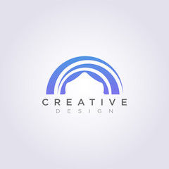 Circle Stage Vector Illustration Design Clipart Symbol Logo Template