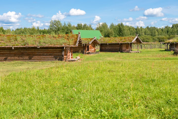 Residential houses of the Slavic village of the tenth century