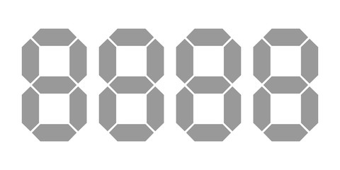 Digital numbers price