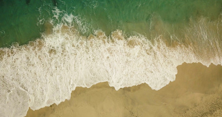 Beautiful view of the coastline with turquoise water