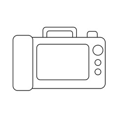 camera photographic device isolated icon