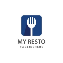 Fototapeta premium Restaurant logo vector