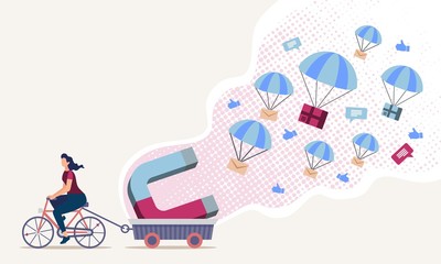 Digital Marketing Technologies Flat Vector Concept