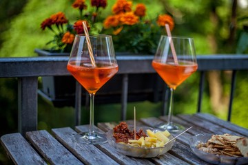 Beverages in summer time