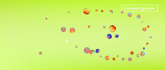 Colorful abstract ultra wide space background 