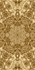 Gold background for mobile phone cover,  modern decoration.