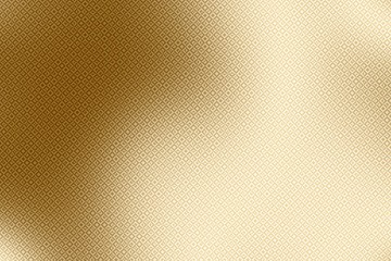 Imprint golden background and gold print on shiny foil.