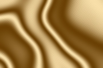 Fototapeta premium Gold fabric pattern and vintage textile background, border.
