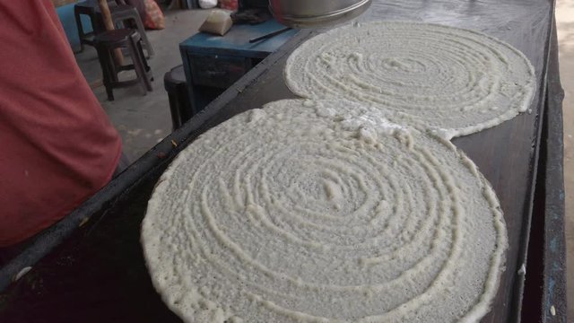 Masala Dosa is undeniably the most popular South Indian delicacy, a perfect fusion of spiced potato and crispy outer coating which makes a healthy and delicious breakfast or brunch recipe. 4k gimbal